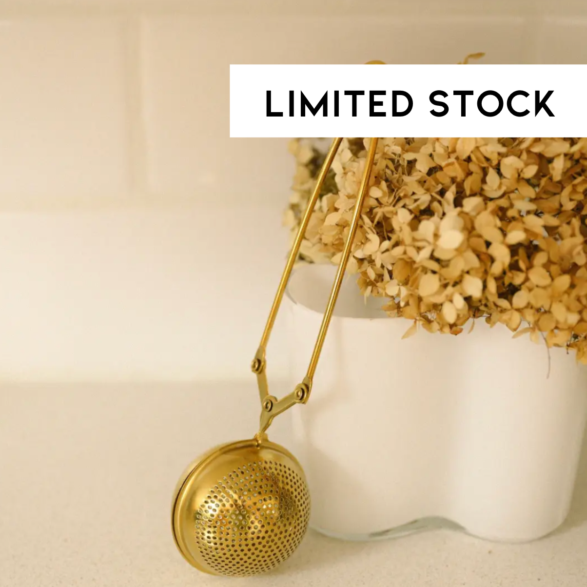 Stainless Steel Tea Strainer | Faire Market Bestseller