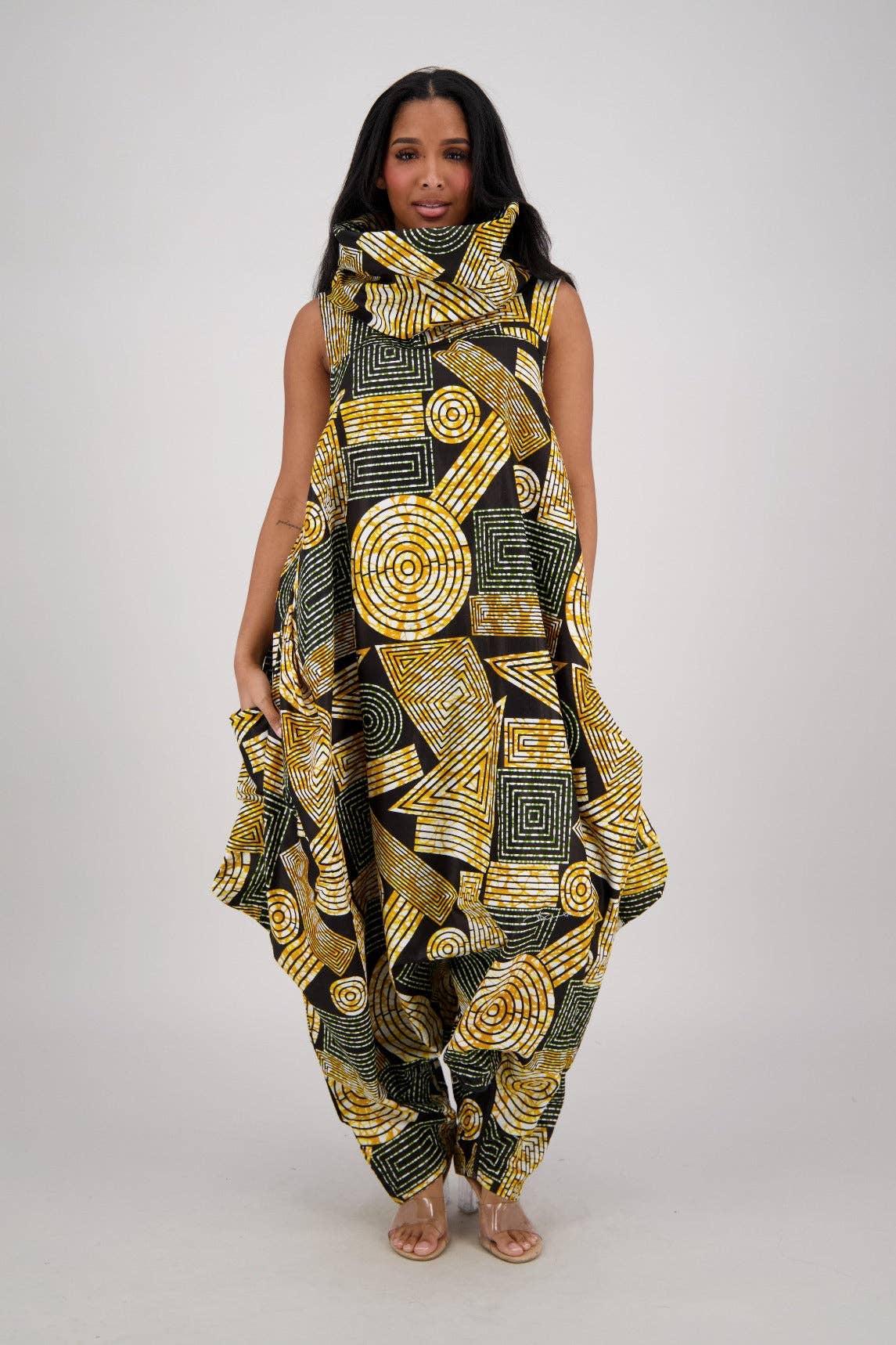 Ankara Print Jumper AJ-25074-271