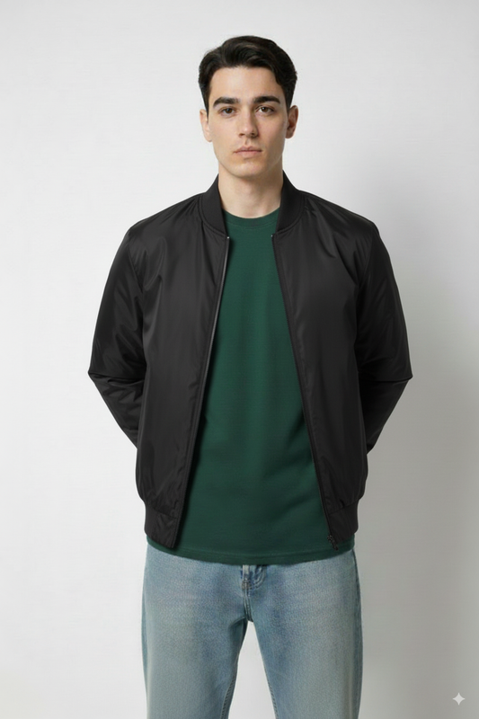 Bomber Jacket Lightweight (Black)