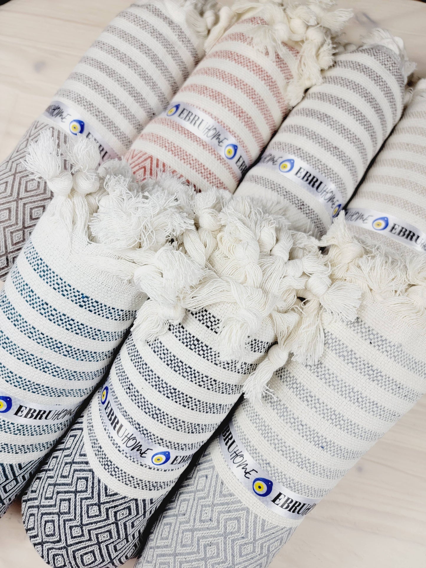 100% PREMIUM TURKISH COTTON THROW BLANKETS