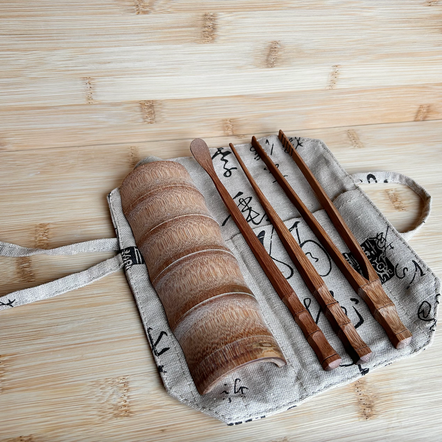 Bamboo Loose Tea Tool Set