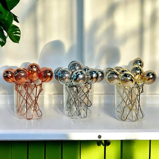 Stainless Steel Tea Strainer | Faire Market Bestseller