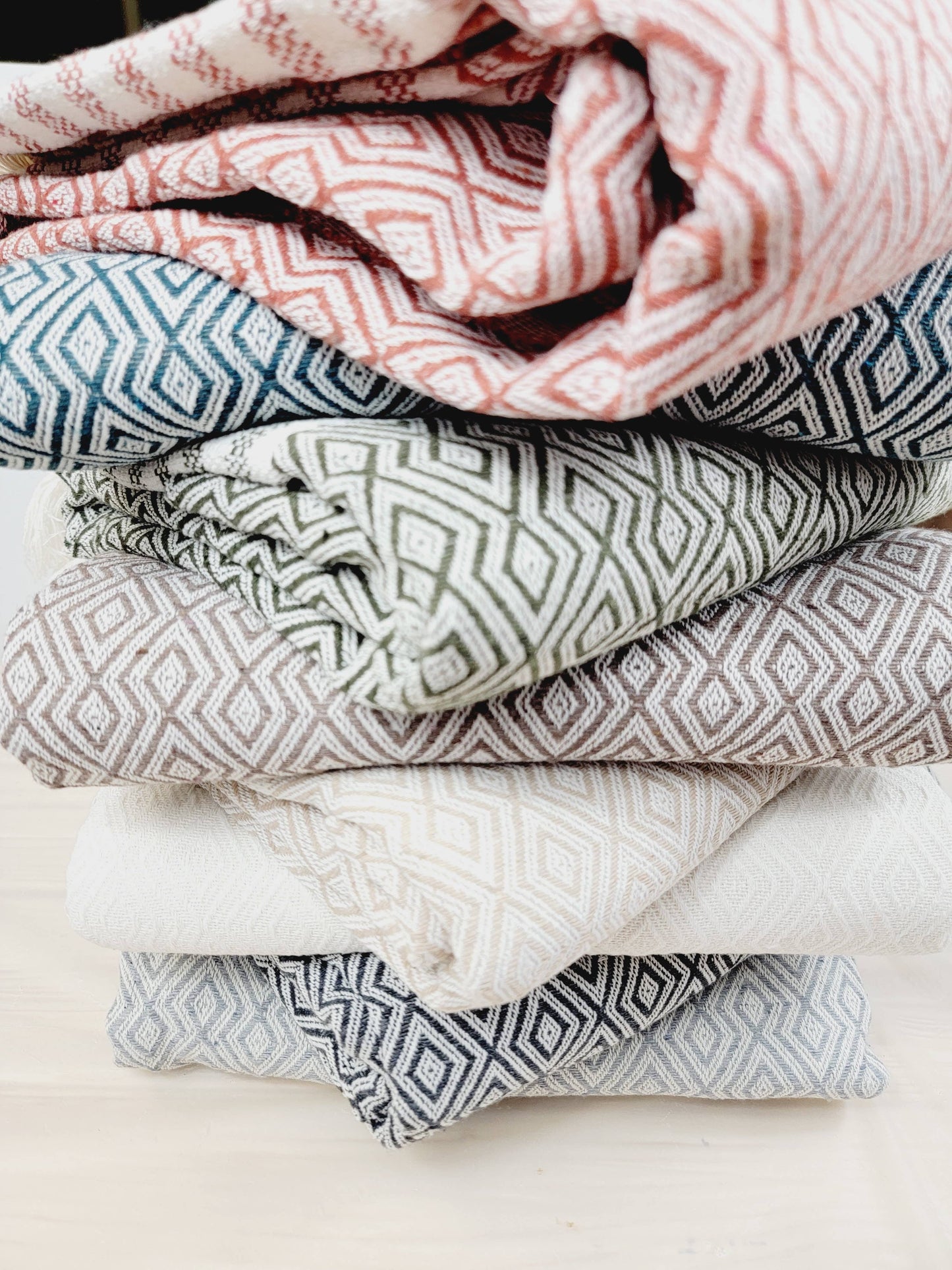 100% PREMIUM TURKISH COTTON THROW BLANKETS