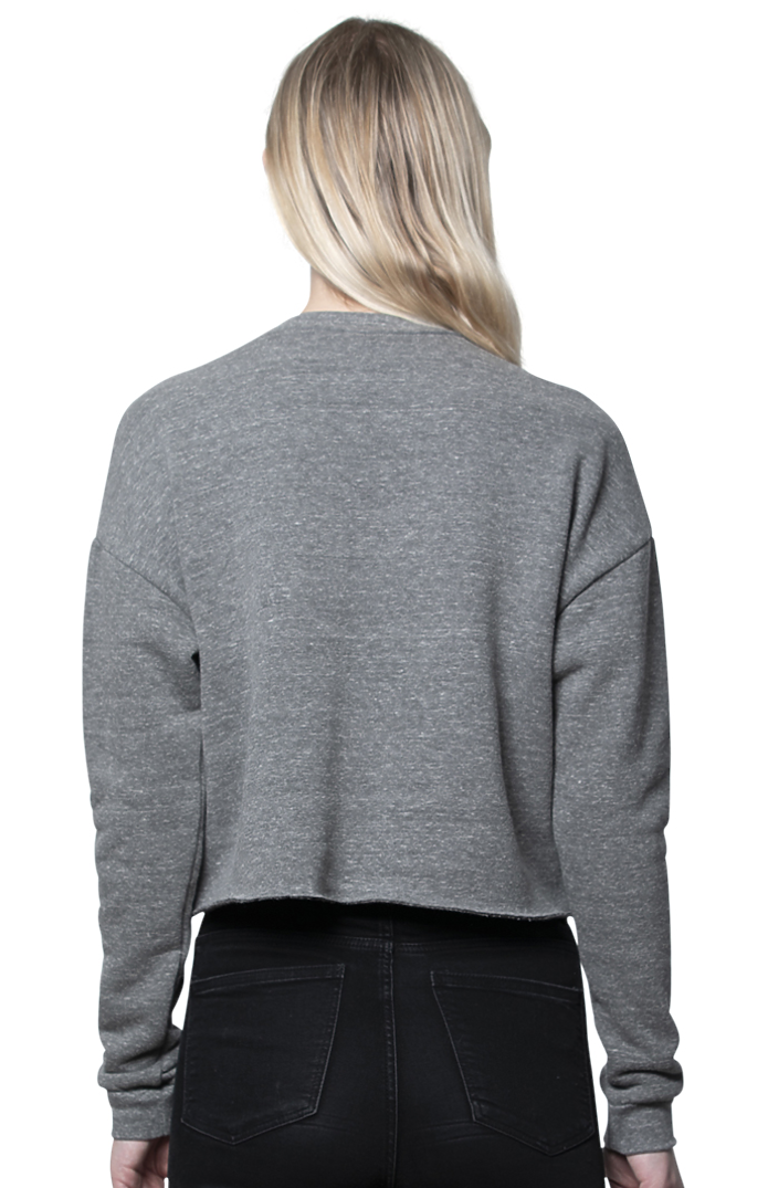 Women's eco Triblend Fleece Crop