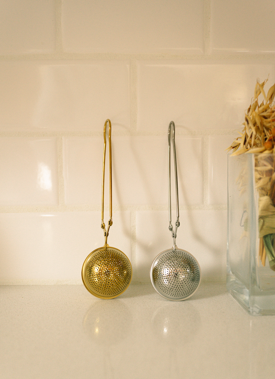 Stainless Steel Tea Strainer | Faire Market Bestseller