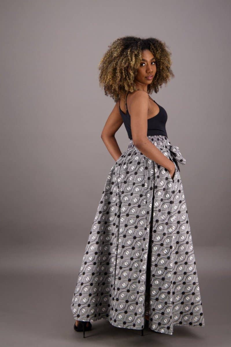 African Print Palazzo Pants 61-259