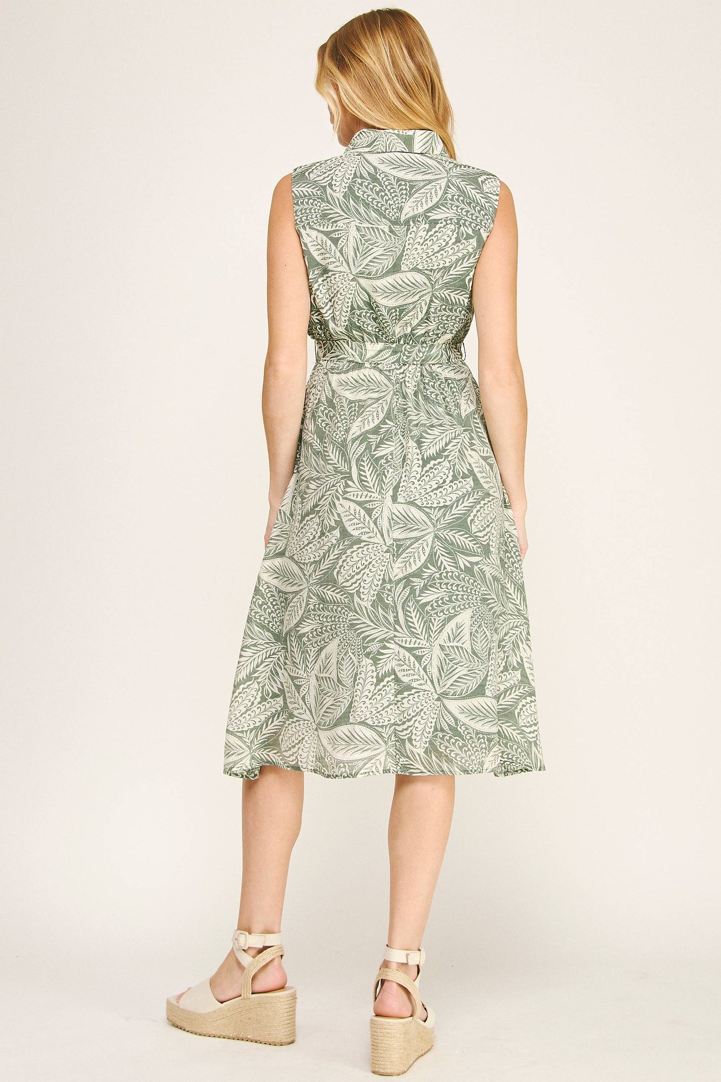 SOFT PAPAYA FLORAL GAUZE DRESS
