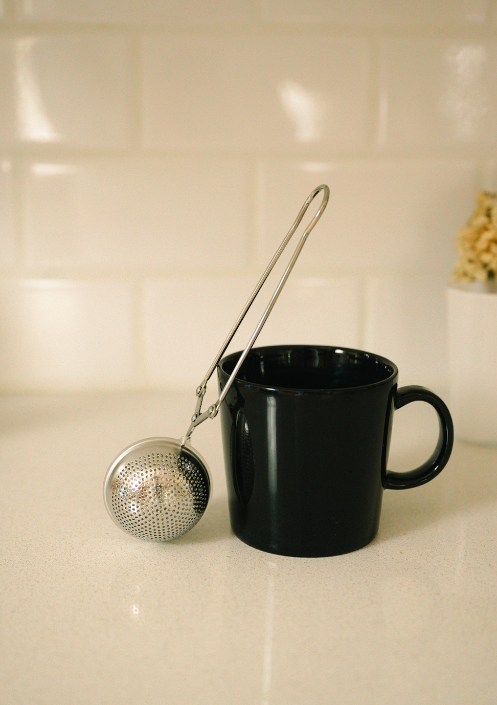 Stainless Steel Tea Strainer | Faire Market Bestseller