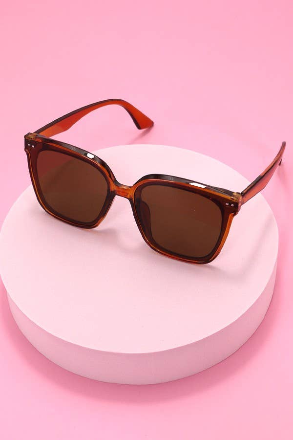 ACETATE SQUARE CATEYE SUNGLASSES SET | 40SG813-12 Pack