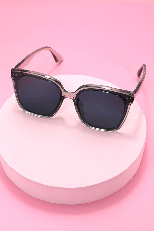 ACETATE SQUARE CATEYE SUNGLASSES SET | 40SG813-12 Pack