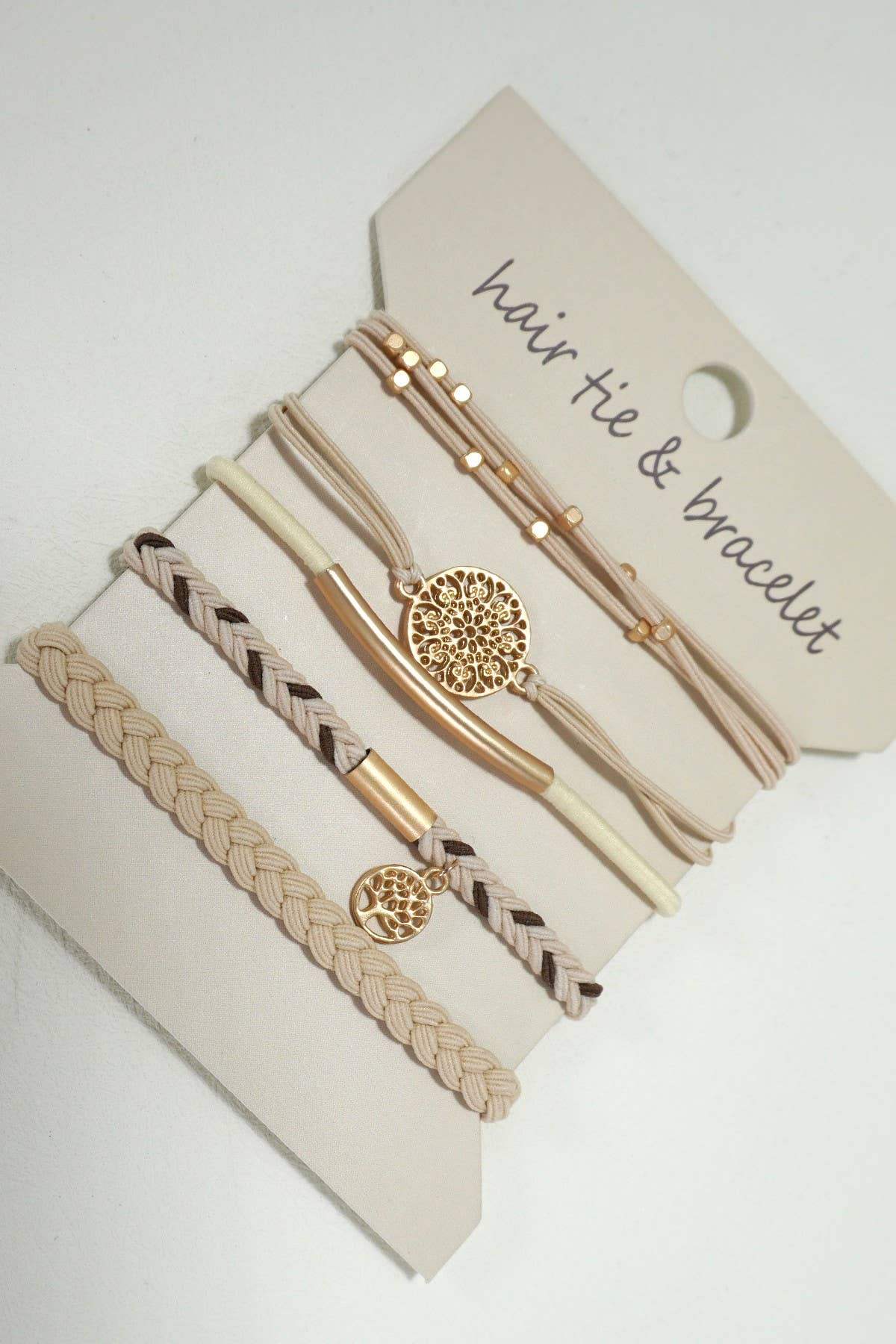 BOHO DUAL FUNCTION KNOT BRACELET HAIR TIES | 40BH100