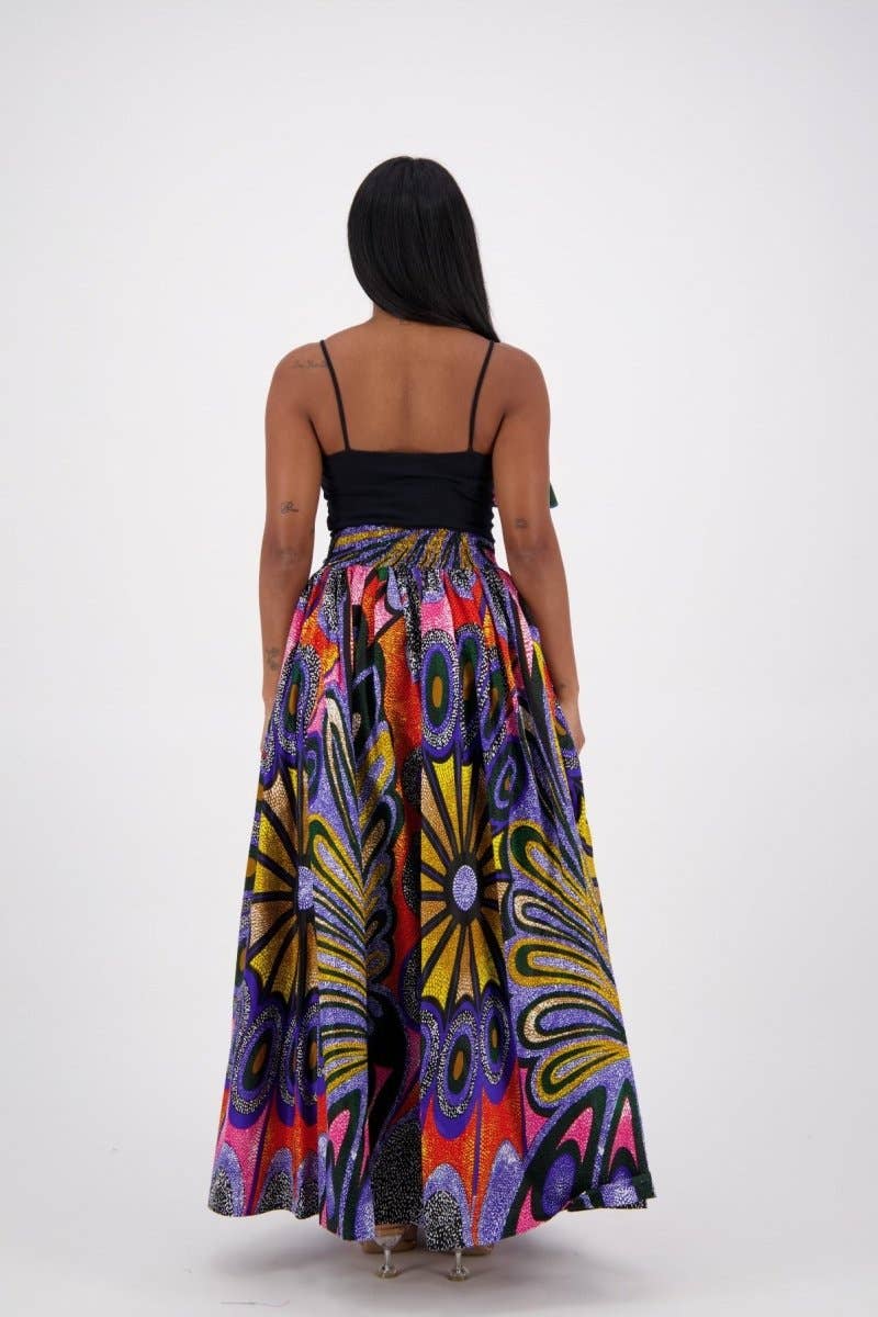 African Print Palazzo Pants 61-502